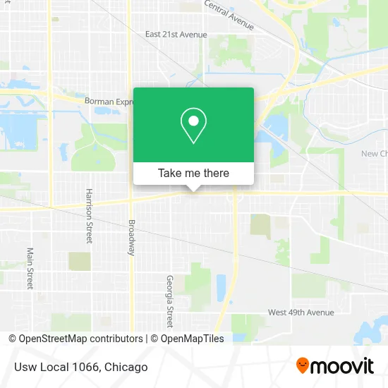 Usw Local 1066 map