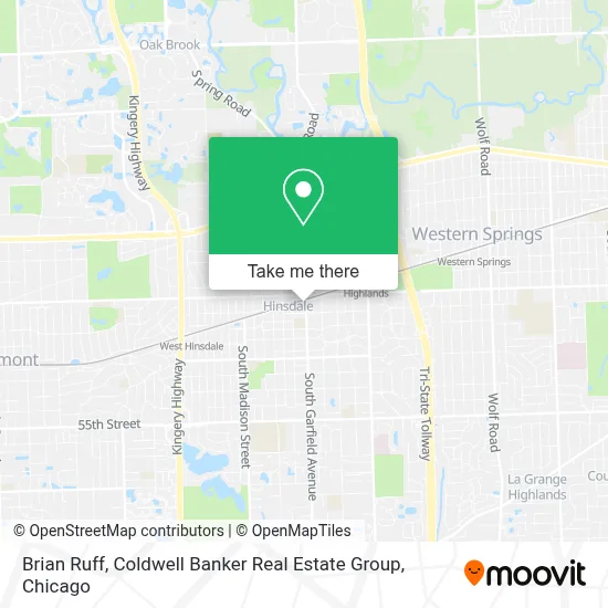 Brian Ruff, Coldwell Banker Real Estate Group map