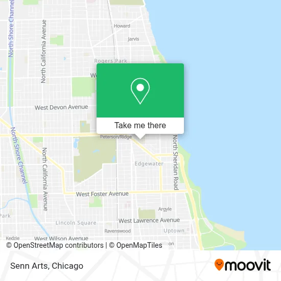 Senn Arts map