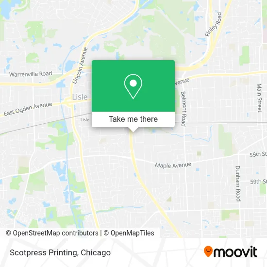 Scotpress Printing map