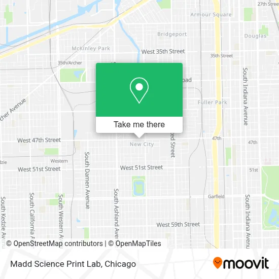Madd Science Print Lab map