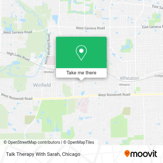 Talk Therapy With Sarah map