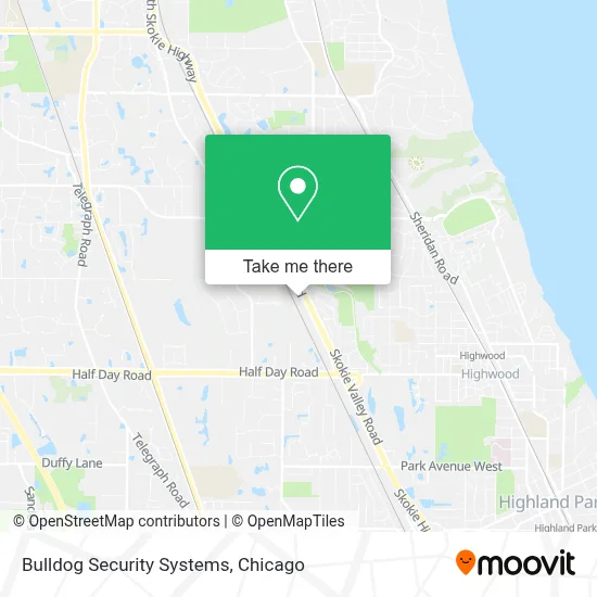 Bulldog Security Systems map