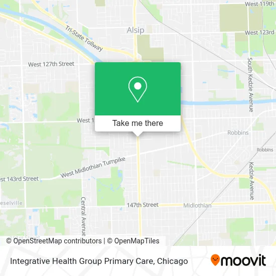 Integrative Health Group Primary Care map
