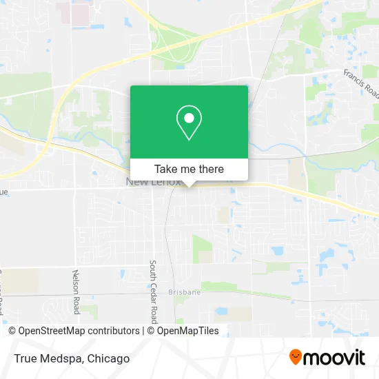 True Medspa map