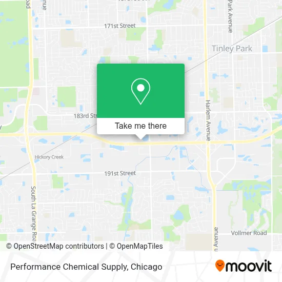 Performance Chemical Supply map