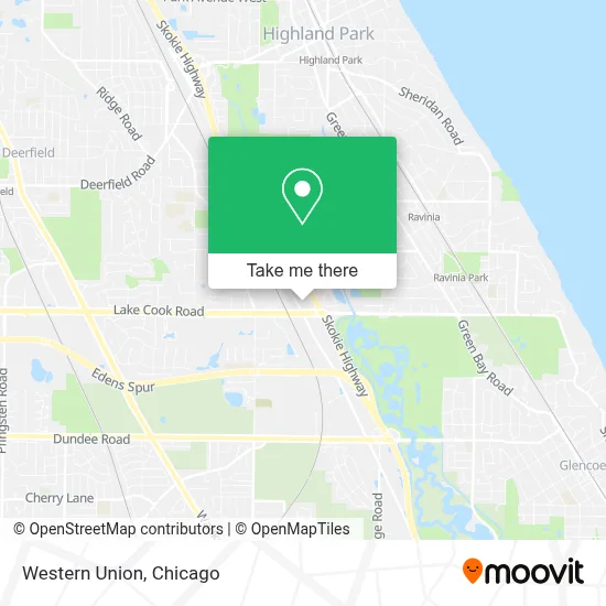 Western Union map