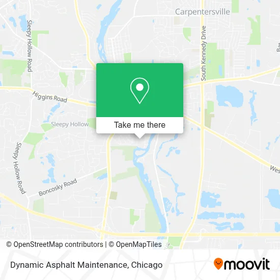 Dynamic Asphalt Maintenance map