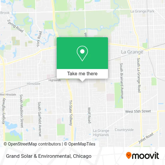 Grand Solar & Environmental map