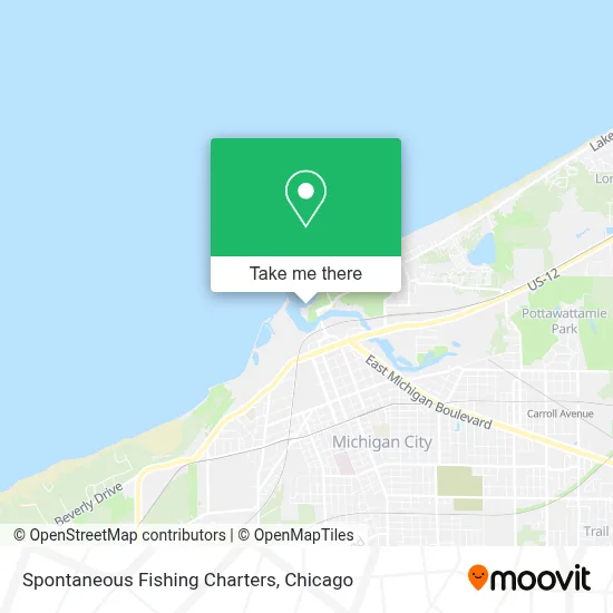 Spontaneous Fishing Charters map