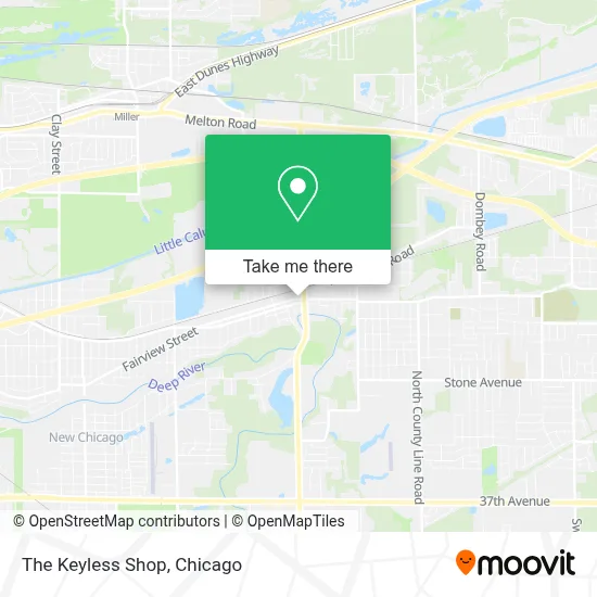 The Keyless Shop map