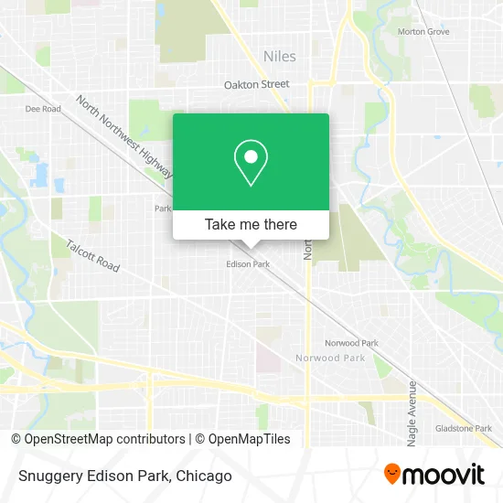 Snuggery Edison Park map