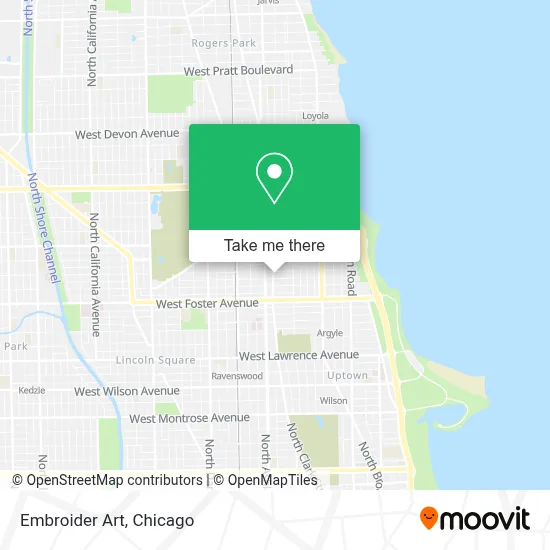 Embroider Art map