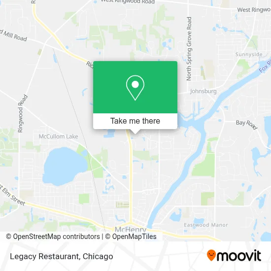 Legacy Restaurant map