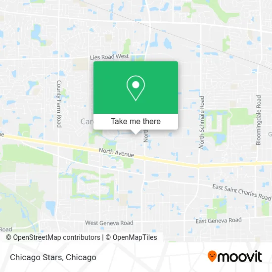 Chicago Stars map