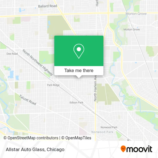 Allstar Auto Glass map