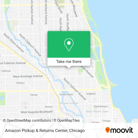 Amazon Pickup & Returns Center map