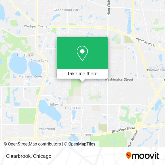 Clearbrook map