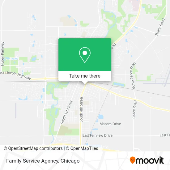 Family Service Agency map