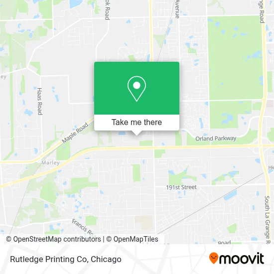 Rutledge Printing Co map
