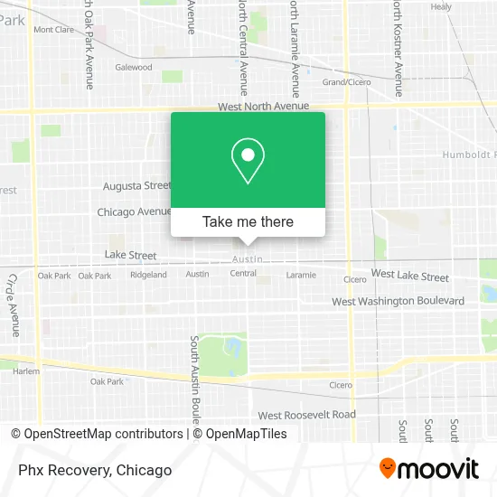 Phx Recovery map