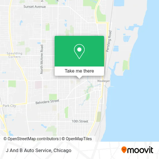 J And B Auto Service map