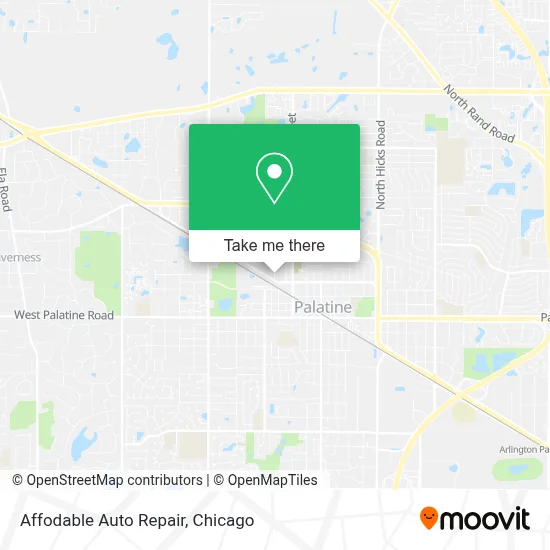 Affodable Auto Repair map