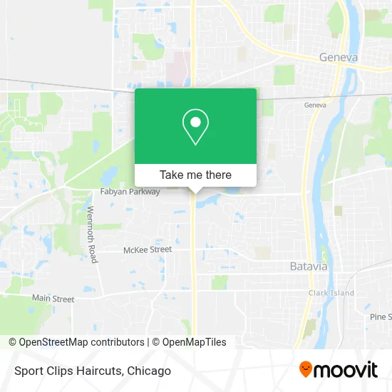 Sport Clips Haircuts map