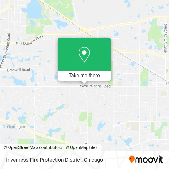 Inverness Fire Protection District map