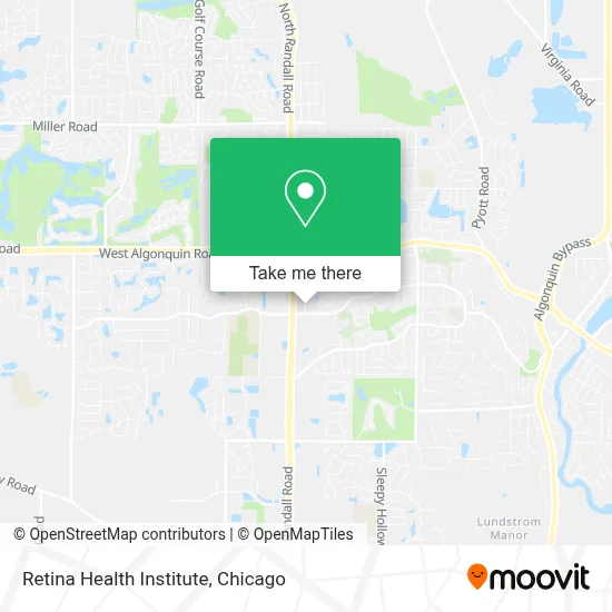 Retina Health Institute map
