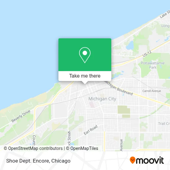 Shoe Dept. Encore map