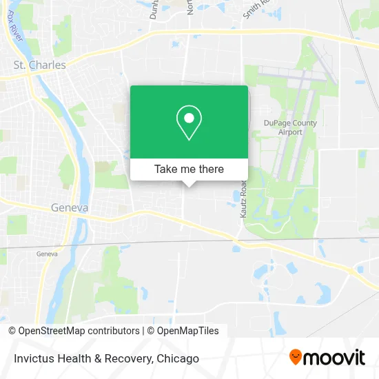 Invictus Health & Recovery map
