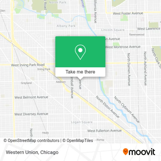 Western Union map