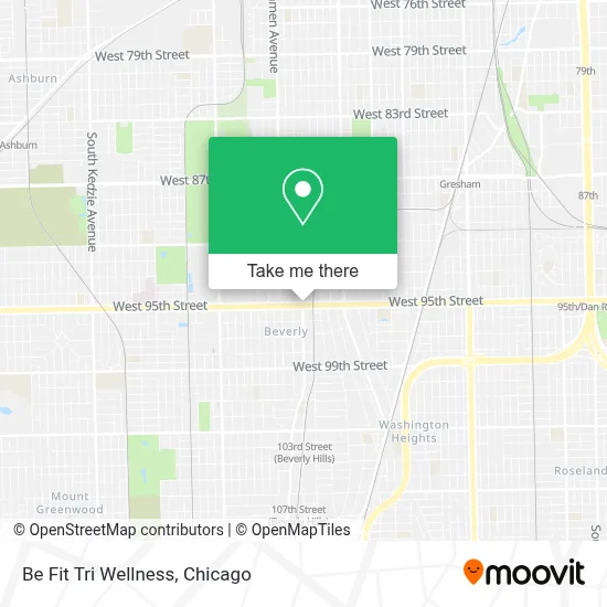 Be Fit Tri Wellness map