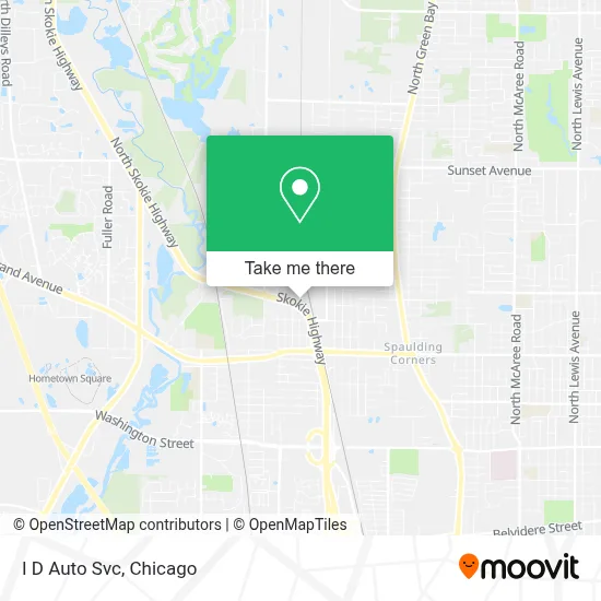 I D Auto Svc map