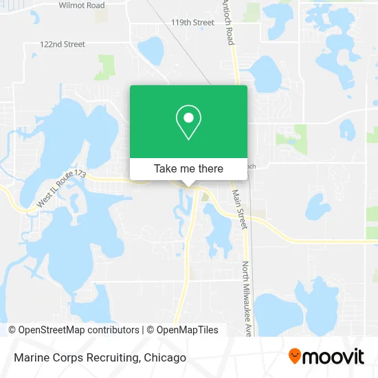 Marine Corps Recruiting map