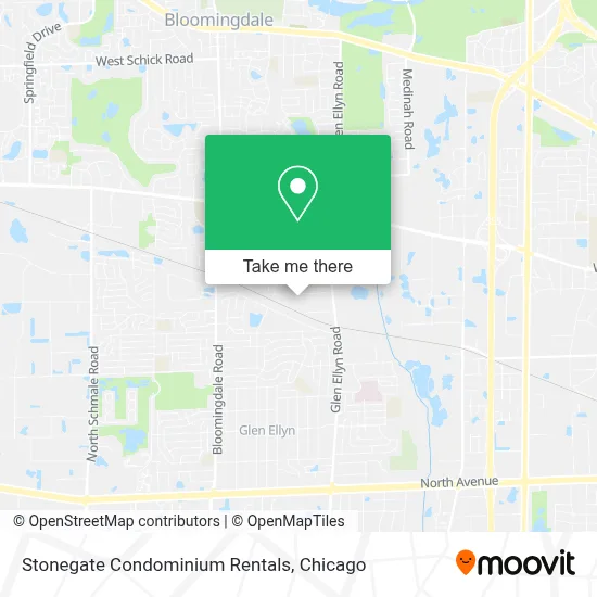 Stonegate Condominium Rentals map