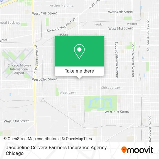 Jacqueline Cervera Farmers Insurance Agency map