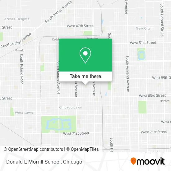 Donald L Morrill School map