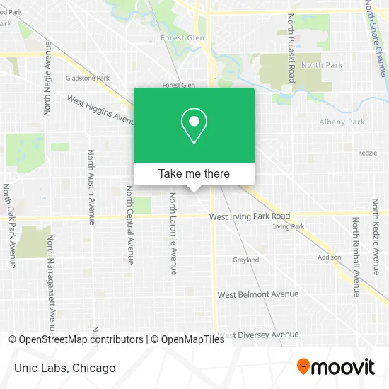 Unic Labs map