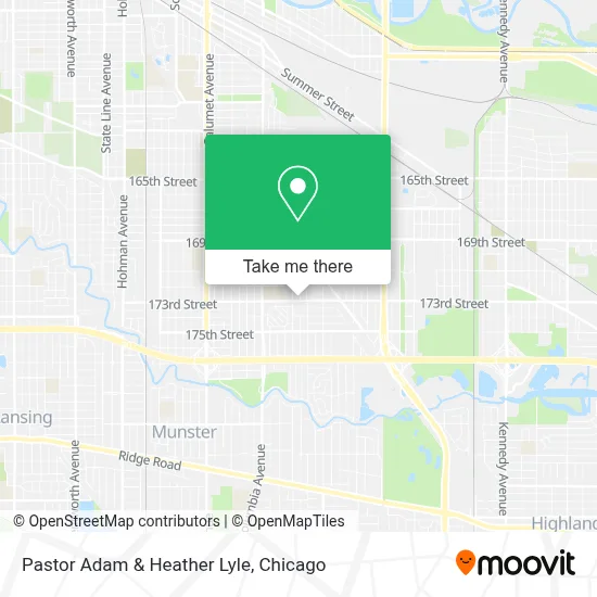 Pastor Adam & Heather Lyle map