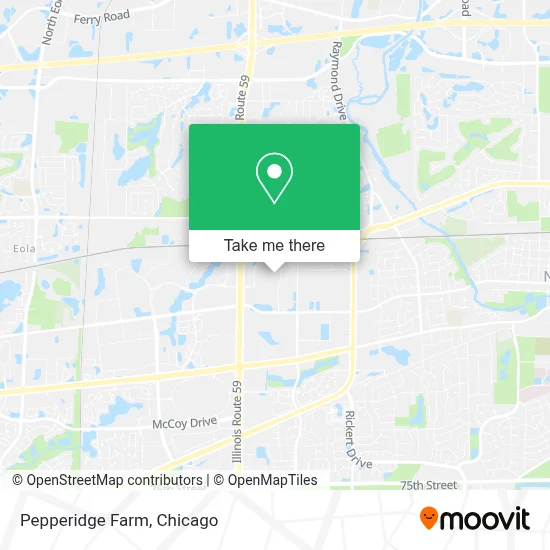 Pepperidge Farm map