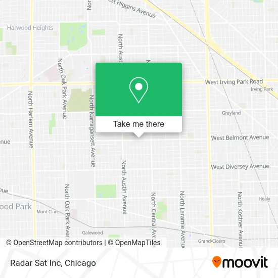 Radar Sat Inc map