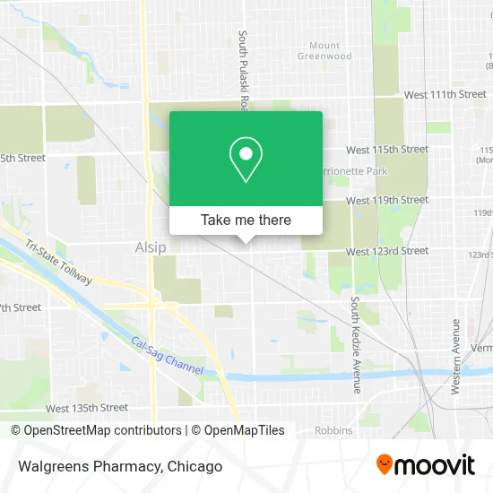 Walgreens Pharmacy map
