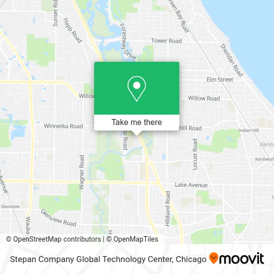Stepan Company Global Technology Center map