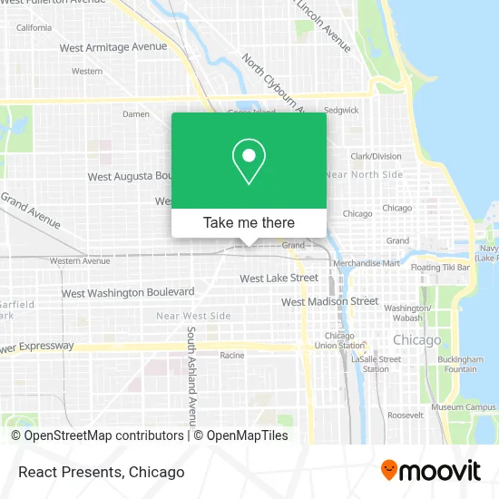 React Presents map