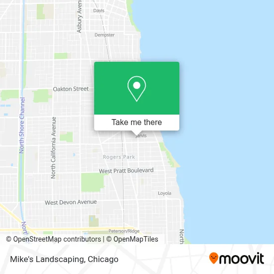 Mike's Landscaping map