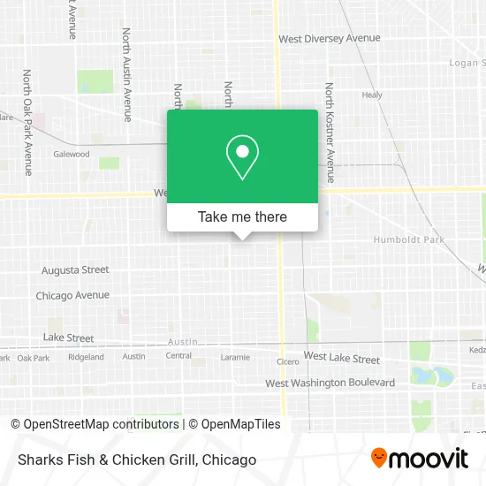 Sharks Fish & Chicken Grill map