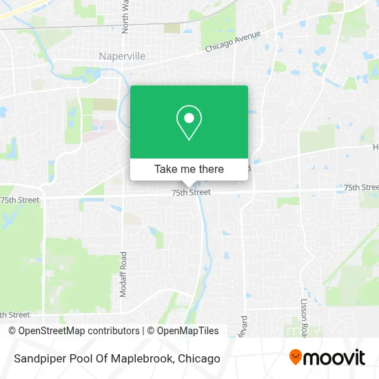 Sandpiper Pool Of Maplebrook map