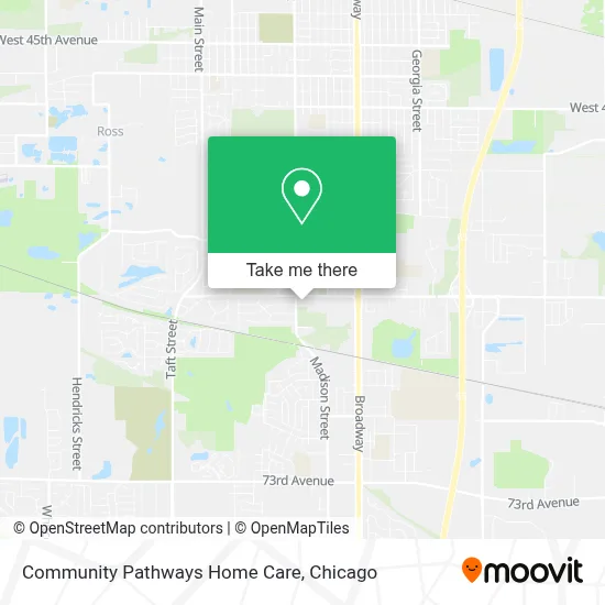 Community Pathways Home Care map
